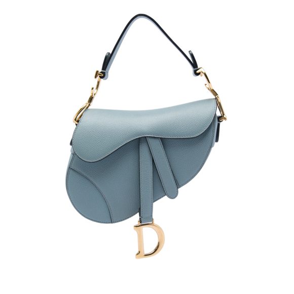 Dior Handbags - Pre-Loved Dior Mini Grained Calfskin Saddle Bag